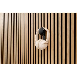 Crochet court avec bouton en bois noir - modèle Small Ter-Hürne