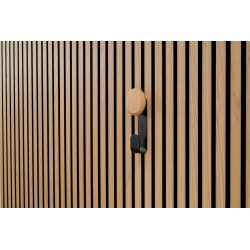 Crochet court avec bouton en bois - modèle Small Ter-Hürne