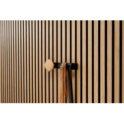 Crochet long avec bouton en bois - modèle Large Ter-Hürne