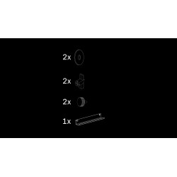 Etagère métallique étroite - modèle Médium Ter-Hürne
