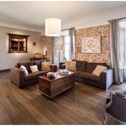 Parquet contrecollé chêne "Vieilli 2 ans d'âge - Route 4" DEUX ANS D'AGE Chêne de l'Est