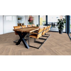 Revêtement STRATIFIÉ IKO "Chêne Chalet sol à Bâtons Rompus" Ter-Hürne