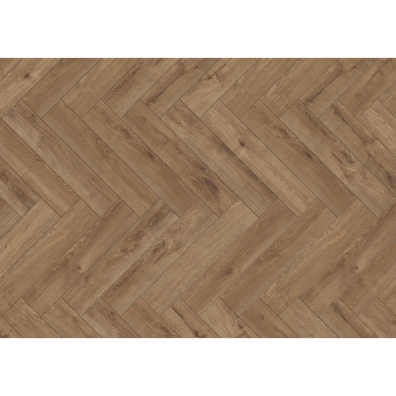 Revêtement STRATIFIÉ IKO "Chêne Lodge sol à Bâtons Rompus" Ter-Hürne