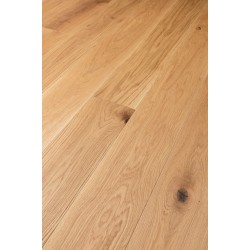 Parquet contrecollé chêne "Naturel brossé vernis mat" CLIC 5G Chêne de l'Est