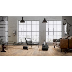 Parquet contrecollé "Chêne Alpin beige clair Lame Large" Ter-Hürne