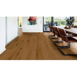 Parquet contrecollé "Chêne Brunello Lame Large" Ter-Hürne