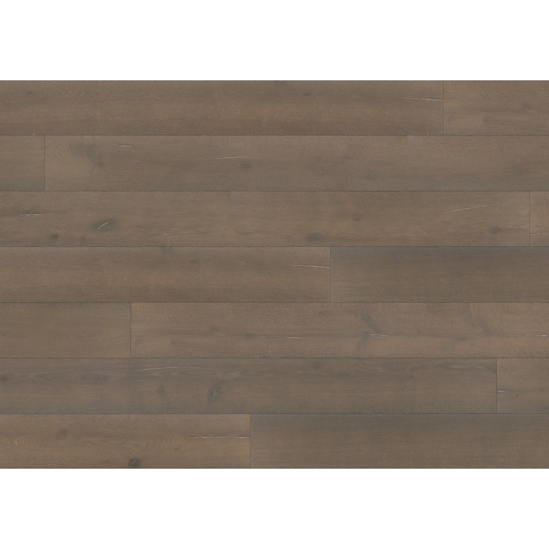 Parquet contrecollé "Chêne Unique Brun Brouillard Lame Large" Ter-Hürne