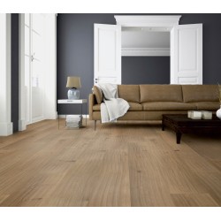 Parquet contrecollé "Chêne Unique Gris Brun Lame Large" Ter-Hürne