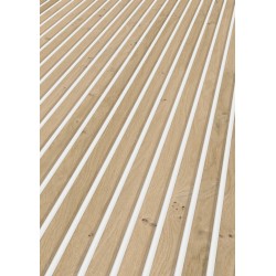 Panneau décoratif "Chêne Sable/Blanc cristal" Ter-Hürne