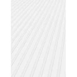 Panneau décoratif "Uni Blanc cristal/Blanc cristal" Ter-Hürne